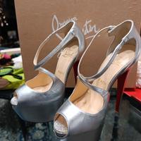 Scarpe Cristian Laboutin color argento