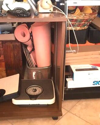 2 Porta Elettroniche c/ruote Audio Stereo+Porta TV