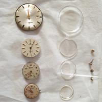lotto 4 movimenti quadranti orologi vintage
