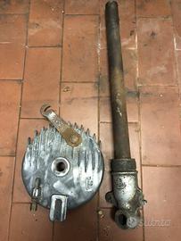 Stelo e piatto ganasce ruota moto Mondial epoca