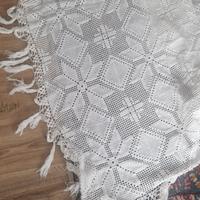 Copriletto all'uncinetto