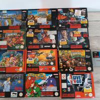 GIOCHI SUPERNINTENDO CON BOX SCATOLA GIG ITA PAL