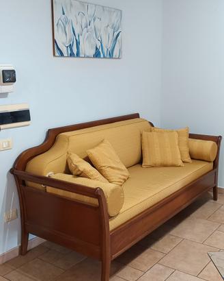 Divano letto stile decò smontabile
