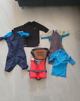Attrezzatura windsurf/kitesurf per bambino