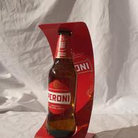 portabottiglie peroni espositore