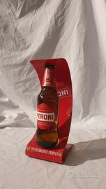 portabottiglie peroni espositore