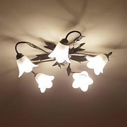 Lampadario a soffitto a 5 luci