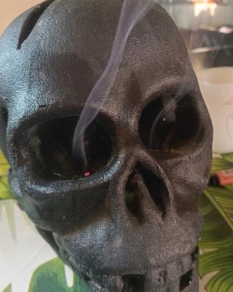 Teschio d'Arredo in Pietra/Cemento