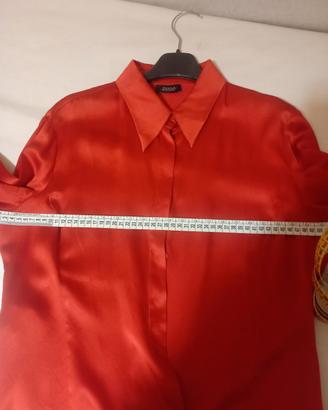 camicia donna elegante in pura seta 