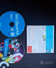 Wii sports e just dance 3 per wii