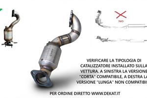 DOWNPIPE INOX 200 CELLE GOLF SCIROCCO A3 122 125CV