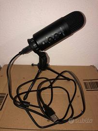 WinCret Microfono per PC Gaming, Microfono USB