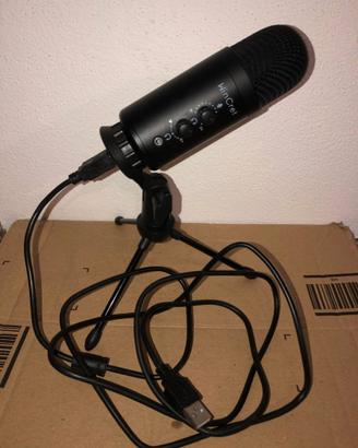 WinCret Microfono per PC Gaming, Microfono USB