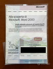 Software MICROSOFT WORD 2000 originale