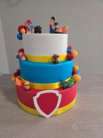 torta scenografica paw patrol