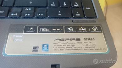 [rotto] acer aspire 5738ZG