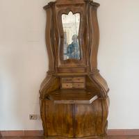 Mobile Antico Trumeau in noce massello '900