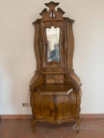 Mobile Antico Trumeau in noce massello '900