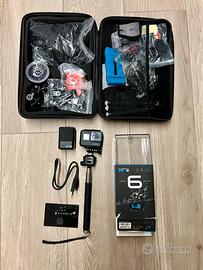 Go pro hero 6 con accessori originali