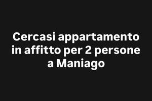 Appartamento per 2 persone a Maniago