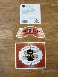 Etichette originali da collezione – Sake