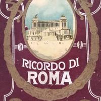 Libro antico da collezione RICORDO DI ROMA 32 foto