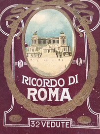Libro antico da collezione RICORDO DI ROMA 32 foto