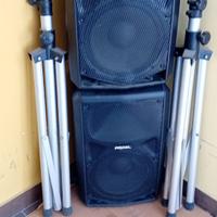 Coppia casse amplificate PROEL FLASH 12A