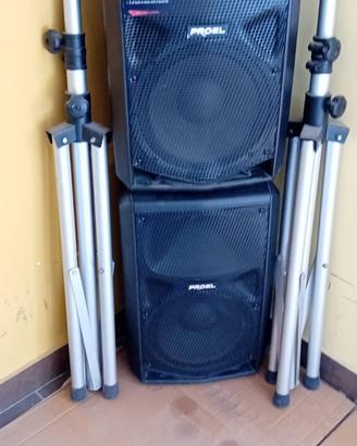 Coppia casse amplificate PROEL FLASH 12A