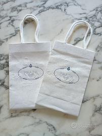 Coppia buste di carta / shopper Prada