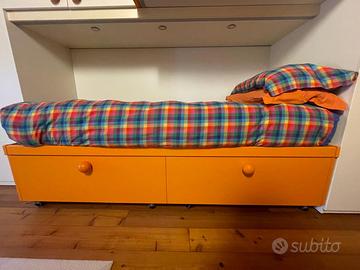 Lettino simgolo e cassettiere Battistella