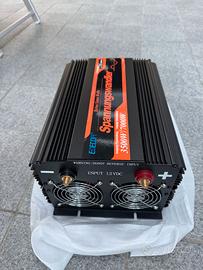 EDECOA Inverter Onda Pura 12V a 220V 3500W, con Te