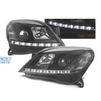 FARI OPEL ASTRA H 04-09 LUCE DIURNA A LED FONDO NE