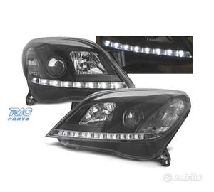 FARI OPEL ASTRA H 04-09 LUCE DIURNA A LED FONDO NE