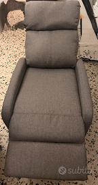 Poltrona reclinabile nuova
