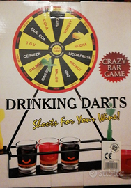 Tiro a segno con frecce e 4 bicchierini