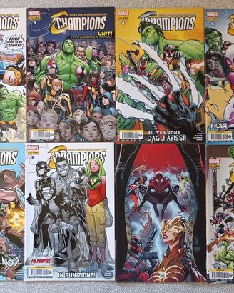 12 FUMETTI CHAMPIONS COVER VARIANT N°1 E N°10