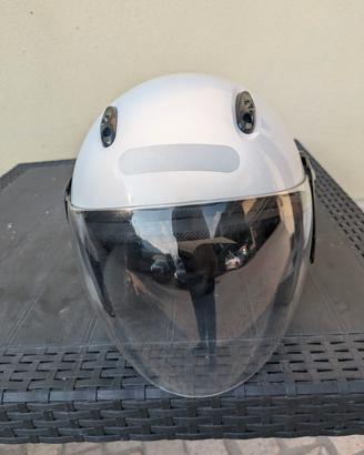 Casco Jet Ride Motorcycles Bianco - Taglia M