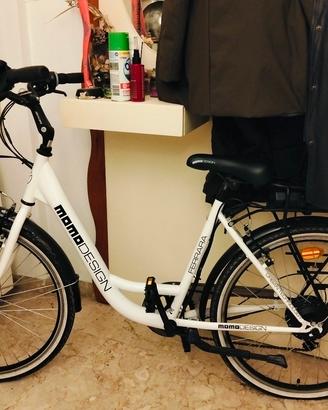bicicletta pedalata assistita Momo design 