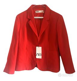 Blazer Zara rosso donna  tg L