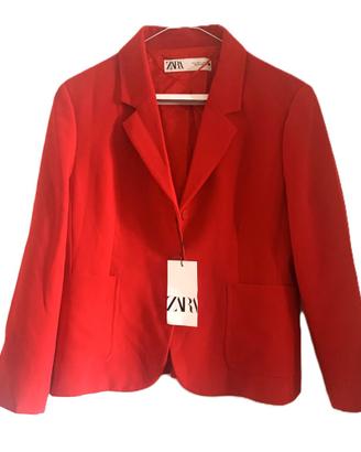 Blazer Zara rosso donna  tg L