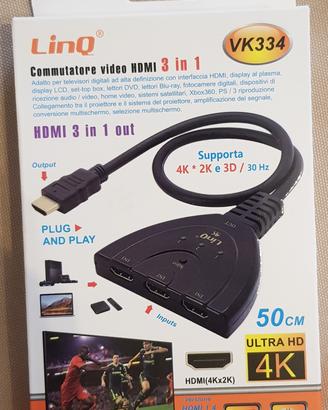 Commutatore automatico  hdmi 3in1