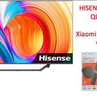 TV QLED HISENSE 50" 4k+Xiaomi TV BOX 3rd Gen 4K