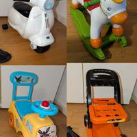 Giochi cavalcabili e primi passi