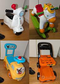 Giochi cavalcabili e primi passi