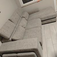 Divano Letto con Chaise Longue 4 posti