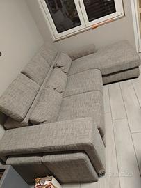 Divano Letto con Chaise Longue 4 posti