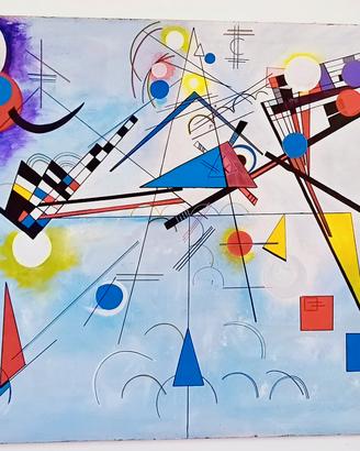 Quadro dipinto a tela stile Kandisky