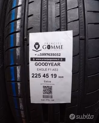 2 gomme 225 45 19 goodyear a2779