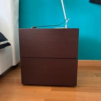 Set di 2 comodini e settimanale